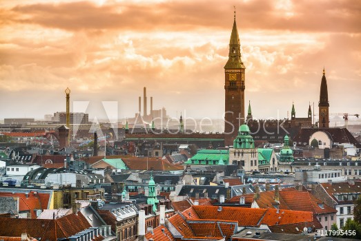 Bild på Copenhagen Denmark Cityscape